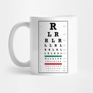 Drummers Eye Chart Mug